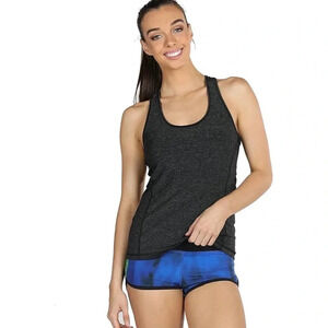 Women’s dark gray Icyzone racerback tank top Medium